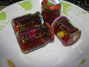 Rocoto manzano Red - se zeleným pepřem